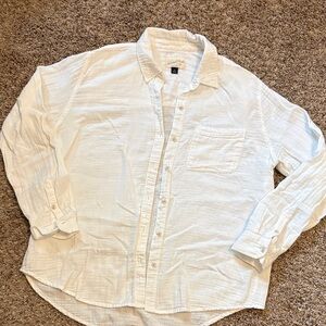 100% cotton button up